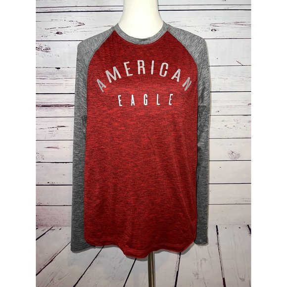 American Eagle Outfitters‎ 360 Extreme Flex Tee Shirt Small T-Shirt Long sleeve - Picture 1 of 6
